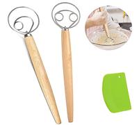 Batidor De Masa Herramienta, Atidora Danesa De Masa Manual, Amasadora Danesa, Batidora Danesa Con Raspador De Harina, Batidores De Masa Danés