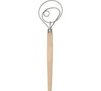 Batidor de masa profesional, cuchilla de acero inoxidable, mango ergonómico, herramienta para mezclar masas duras y panes rápidos, diseño de