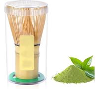Batidor de matcha de bambú, batidor de matcha de bambú dorado hecho a mano, batidor tradicional para una experiencia de matcha suave y espumosa