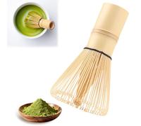 Batidor de matcha Escoba Batidor de bambú japonés utilizado como accesorio espuma cremosa matcha agitación por matcha 100 dientes Introducción a las ceremonias de té japonesas tradicionales