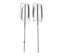Batidor de para acero Inoxidable 304 para Severin SM 3590 - Espumador para leche 18cm con Ganchos Amasado - Cocina