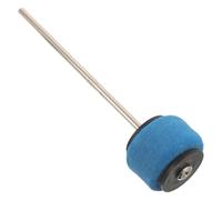 Batidor de Pedal de Batería de Metal Fieltro, Azul Negro | Diseño Resorte y Cadena Única, Rebote Ajustable, para Ensayo Silencioso y Directo en Escenario
