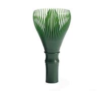 Batidor de té de plástico ligero 100pcs para la preparación conveniente de la bebida (verde)