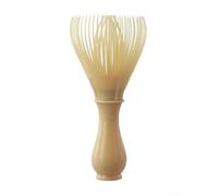 Batidor de té de resina Chasen con agarre cómodo y parte inferior plana estable para una mezcla eficaz de hojas de té