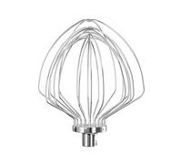 Batidor de varillas acero inoxidable 11 alambres, compatible con batidora KitchenAid 7 cuartos galón elevador tazón