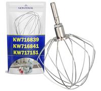 Batidor de Varillas para Batidora Amasadora para Kenwood Robot de Cocina