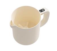 Batidor eléctrico - Batidora y pasador inalámbrico 2 en 1 - Cuenco de arroz 1L, agitador automático para leche, ingredientes, arroz, pastelería y batir
