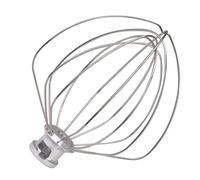 Batidor eléctrico de alambre inoxidable para mejorar el horneado, compatible con KN256WW 5QT 6QT, reemplazo de látigo de alambre de acero inoxidable para batidoras de pie