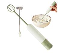 Batidor eléctrico de espuma - Compacto de acero inoxidable ABS | Mezclador espumador extraíble 2 cabezas, batido de huevos, espumadores de café, mezcla de chocolate | Agitador de bebidas de cocina