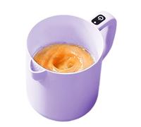 Batidor eléctrico de huevos, batidor de mano inalámbrico, colador de agitador automático de 7.1 x 4.7 x 5.5 pulgadas, cuenco de mezcla de 1 litro, ideal para hornear, lavar arroz, batir leche y agitar