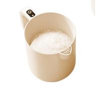 Batidor eléctrico de huevos, batidor de mano inalámbrico, colador de agitador automático de 7.1 x 4.7 x 5.5 pulgadas, cuenco de mezcla de 1 litro, ideal para hornear, lavar arroz, batir leche y agitar