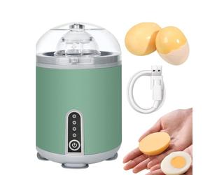 Batidor eléctrico de huevos, batidor de mano y caldera rápida de huevos con cubierta protectora, máquina portátil para yema de huevo y blanco, homogeneización automática