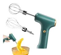 Batidor eléctrico de huevos - Batidora de mano recargable, cabezal de batidor de acero inoxidable, accesorio de cocina inalámbrico, batidores de alambre para huevos, masa, masa, crema