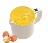 Batidor eléctrico de huevos, mezclador y pasador inalámbrico 2 en 1, cuenco de arroz 1L, agitador automático para leche, ingredientes, arroz, pastelería y batir
