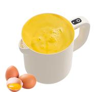 Batidor eléctrico de huevos, mezclador y pasador inalámbrico 2 en 1 | Tazón de arroz 1L, agitador automático para leche, ingredientes, arroz, pastelería y batir
