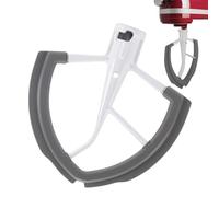 Batidor Flex Edge de 6 cuartos de galón, batidor de borde flexible de silicona, 6 cuartos de galón, accesorio de batidora flexible seguro para mezclar hornear, cocinar, preparar tareas de limpieza