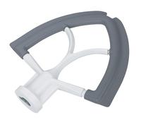 Batidor Flex Edge para KitchenAid 4.5-5 Cuartos Tilt-Head Batidoras Serie Artisan & Classic de MMOBIEL - Pala Plana de Aluminio con Bordes Flexibles de Silicona - Sólo Lavar a Mano