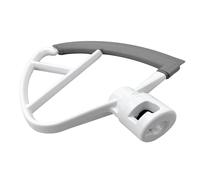 Batidor Flex Edge para robot de cocina - para batidor plano con rascador, batidor Flex Edge para robot de cocina con cabezal inclinable 4,5/5 cuartos
