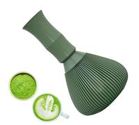 Batidor - Herramienta para mezclar con cepillo mezclador de té, placa de dispersión de fibra sintética, dispositivo de emulsión para preparación de café con leche, material de resina apto para
