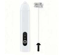 Batidor Leche Espumador - 9.53 Pulgadas Mezclador Eléctrico | Batidor Mano Recargable USB ABS | Café Latte Chocolate Caliente Portátil | Cocina Hogar