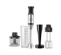 Taurus BAPI 1200 Premium Full Set - Batidora de mano 1200W | Regulador de 20 velocidades ajustable | Función Turbo | Cuchillas de acero inox | incluye accesorios| Diseño ergonómico | Vaso medidor