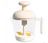Batidor manual, batidor multifunción para prensar, batidor doméstico, batidor de huevos, batidor de gran capacidad, utensilios de cocina simples, apto para hornear, cocinar y beber