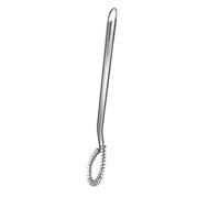 Batidor Manual de Acero Inoxidable Mini Espiral y Muelle | Cocina y Repostería Casera, Mezcla Ligera en Tareas Pequeñas, Color Plata, Limpieza Sencilla y Ahorro de Espacio