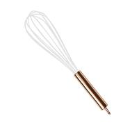 Batidor manual de alambre para preparar cremas, masas y aderezos con práctico orificio para colgar para un fácil almacenamiento, equipo para hornear en casa