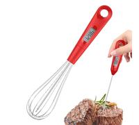 Batidor manual de huevos probador manual de temperatura de cocina