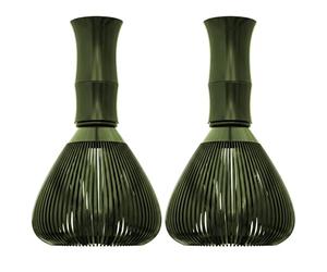 Batidor Matcha de plástico de 2 uds, cepillo Matcha ABS de 80 puntas para espuma cremosa con mango para amantes del té, verde, cepillo