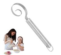 Batidor para - Accesorio de cocina de acero inoxidable lavable en lavavajillas - Batidor para danés sin soldadura, para pizza, pastelería, cocina doméstica