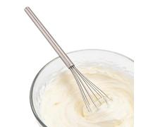 Batidor Pequeño - Batidor de Huevos de Acero Inoxidable de 25,4 Centímetros - de alambre para cocina y repostería | para Salsas, Recipientes Profundos, Batir y Mezclar