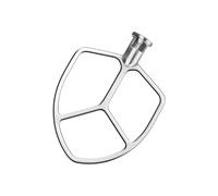 Batidor Plano, Compatible Con KitchenAid, Batidora De Pie Con Elevación De Tazón De 5-6 Cuartos, Reemplazo Del Accesorio De Paleta De Acero Inoxidable Pulido Airkitrep