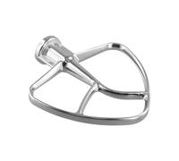 Batidor Plano De Acero Inoxidable A13I, Compatible Con Batidoras KitchenAid De 4.5 A 5 Cuartos De Galón Con Soporte Inclinable. Accesorio For Repostería.