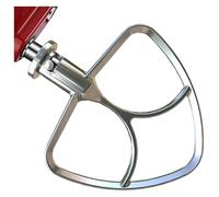 Batidor Plano De Acero Inoxidable, Compatible Con KitchenAid, Accesorios De Repuesto For Batidoras Con Base 4,5-5QT