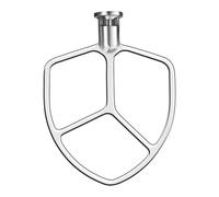 Batidor plano de acero inoxidable, compatible con KitchenAid, accesorios for batidoras pedestal 6 y 5 cuartos