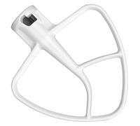 Batidor plano revestido K45B, compatible con KitchenAid, accesorio de paleta for batidora de 4,5 a 5 cuartos de galón, compatible con batidoras de pedestal.