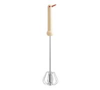 Batidor semiautomático - 34 x 6,5 cm de acero inoxidable | Agitador de crema semiautomático | Batidor de huevos para hornear pasteles alimentos cocina batidor