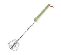 Batidor Semiautomático, Fácil De Limpiar, 34x6,5 Cm, Batidor De Acero Inoxidable, Herramienta Mezcladora De Cocina, Resistente A La Oxidación, Para Hornear, Cocinar Pasteles,