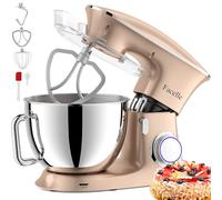 Batidora Amasadora 8.5L 2000W Amasadora de Pan Para Repostería, Facelle Robot de Cocina Amasador, Bajo Ruido, Potente y Profesional, 6 Velocidades con Pulso, Bol de Acero Inoxidable
