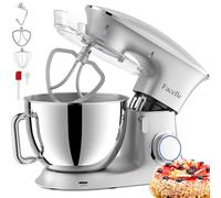 Batidora Amasadora 8.5L 2000W Amasadora de Pan Para Repostería, Facelle Robot de Cocina Amasador, Bajo Ruido, Potente y Profesional, 6 Velocidades con Pulso, Bol de Acero Inoxidable