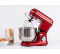 Batidora Amasadora 8L 2000W Amasadora de Pan Para Repostería, Robot de Cocina Amasador, Bajo Ruido, Potente y Profesional, 6 Velocidades con Pulso, Bol de Acero Inoxidable (Rojo)