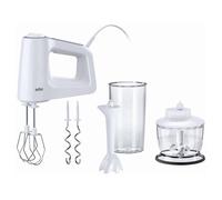 Batidora Amasadora + Accesorios BRAUN HM3135WH (500 W - Blanco)