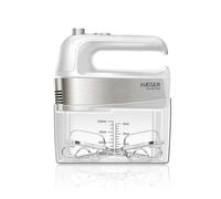 Haeger - BL-3HW.015A batidora Batidora de mano 300 W Acero inoxidable, Blanco