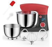 Batidora Amasadora Reposteria 1500 W, Facelle Amasadora de Pan Multifunción