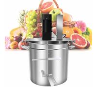 Batidora automática de alimentos de 40 litros con raspador de 4 cuchillas para hacer mermelada, salsa, relleno, condimento de olla caliente y freír