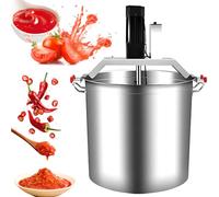 Batidora automática de alimentos, máquina comercial de acero inoxidable para mermelada y salsa, velocidad de agitación ajustable, capacidad de 80 litros, mezclador de sopa y freír