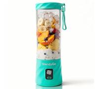 Batidora BlendyGo 3, batidora de vaso portátil, blender recargable por USB, ideal para smoothies, batidos y batidos de proteínas, mexzclador portátil potente, 500 ml (Menta)