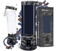 Batidora BlendyGo 3, batidora de vaso portátil, blender recargable por USB, ideal para smoothies, batidos y batidos de proteínas, mezclador portátil potente, 500 ml (Moro)