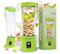 Batidora BlendyGo 3, batidora de vaso portátil, blender recargable por USB, ideal para smoothies, batidos y batidos de proteínas, mezclador portátil potente, 500 ml (Verde)
